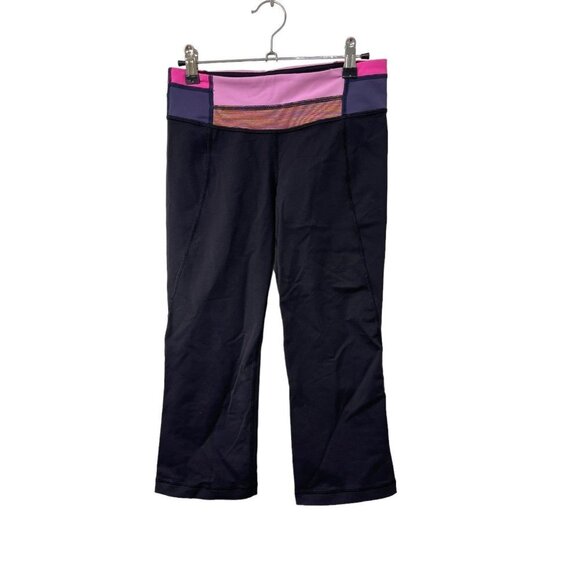 Lululemon Capri Pants Women’s Size 4 Active Yoga Run Gym Stretch - Picture 1 of 6